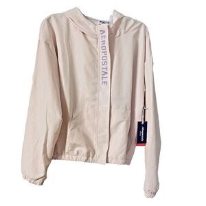 Aeropostale Sports windbreaker PINK Jacket medium New